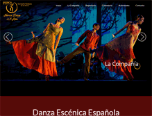 Tablet Screenshot of ibericadedanza.com